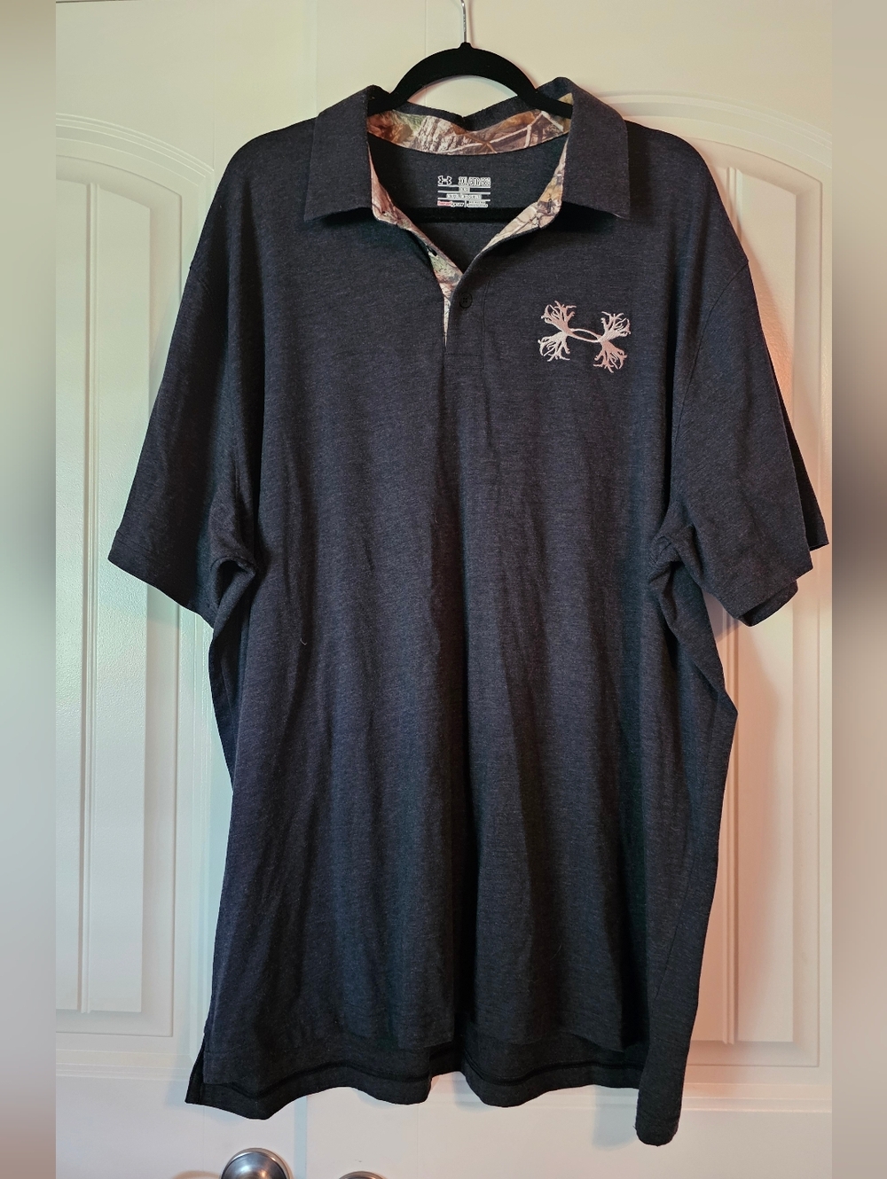 Mens Under Armour Polo With Camo Details 3XL